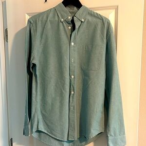 Merona Casual Teal Button-Down Shirt